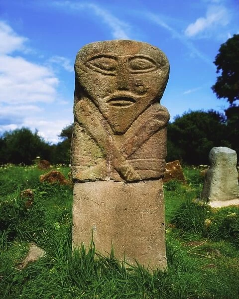 Janus Figure, Boa Island, Lower Lough Erne, Co Fermanagh, Ireland; Celtic Carved Stones