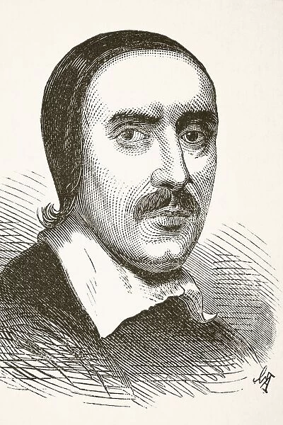 Jeremy Taylor 1613 To 1667. English Clergyman And Author. Bishop Of Down And Connor In Ireland. From The National And Domestic History Of England By William Aubrey Published London Circa 1890