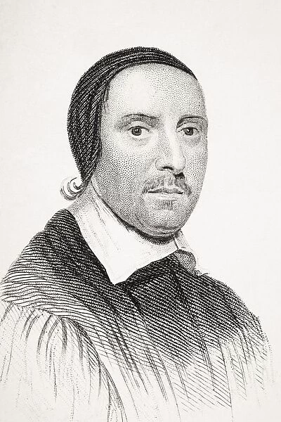Jeremy Taylor Baptized 1613-1667 Anglican Clergyman And Writer From Old Englands Worthies By Lord Brougham And Others Published London Circa 1880 s