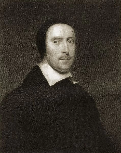 Jeremy Taylor Baptized, 1613-1667 English Anglican Clergyman And Writer. From The Book 'Gallery Of Portraits'Published London 1833