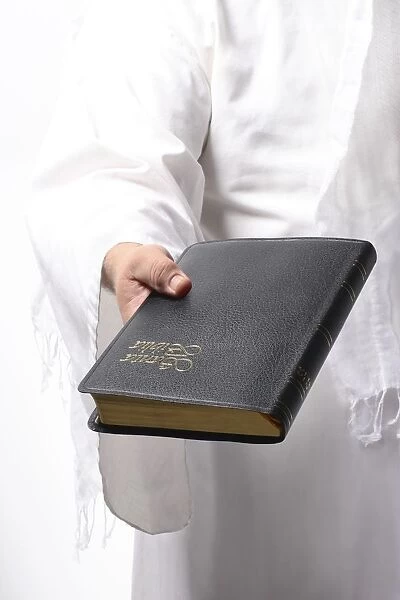 Jesus Holding The Bible