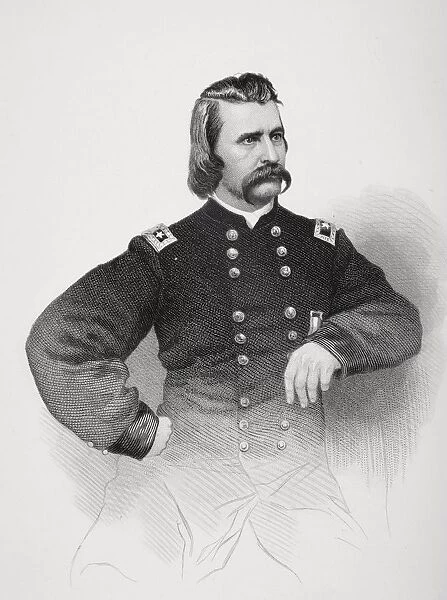 John A. Logan 1826 To 1886. Union General During American Civil War. Us Congressman. Creator Of Memorial Day. From Photograph By Matthew Brady