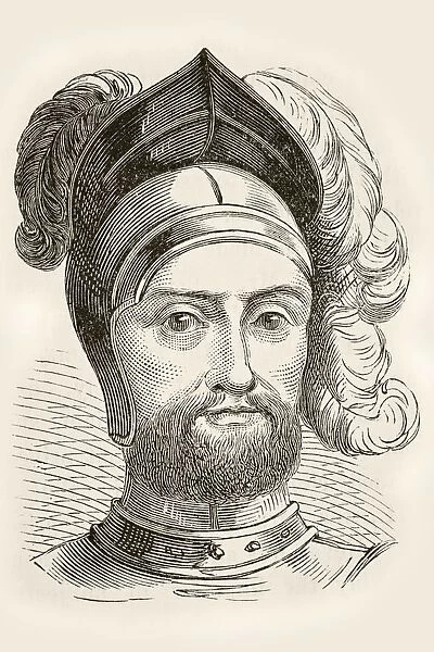 John De Balliol Or Baliol King Of The Scots Circa 1249 To 1314. From The National And Domestic History Of England By William Aubrey Published London Circa 1890