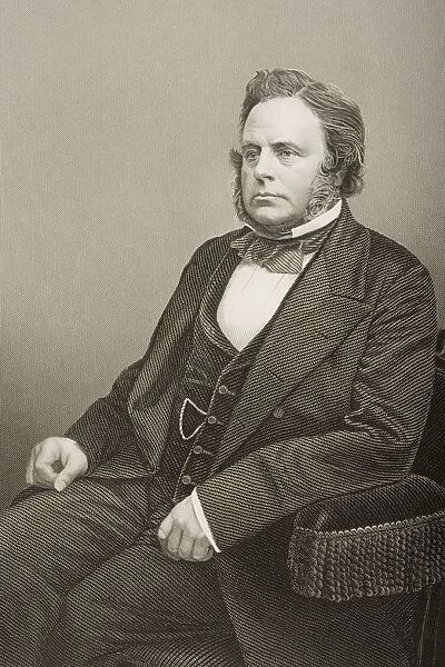 John Bright, 1811-1889. British Statesman And Orator. Engraved By D. J. Pound From A Photograph By J. Whitlock. From The Book The Drawing-Room Portrait Gallery Of Eminent Personages Volume 2. Published In London 1859