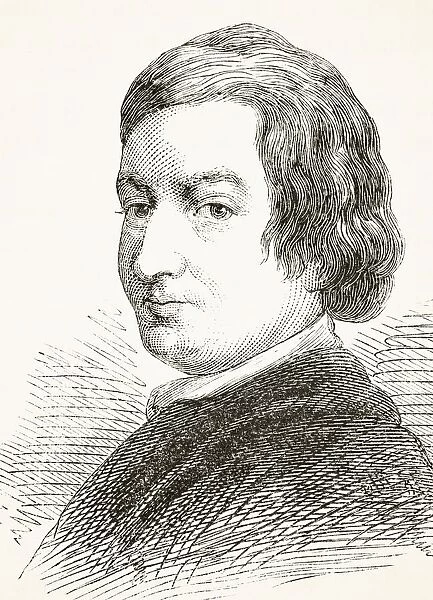 John Dryden 1631 To 1700. English Poet And Playwright. From The National And Domestic History Of England By William Aubrey Published London Circa 1890