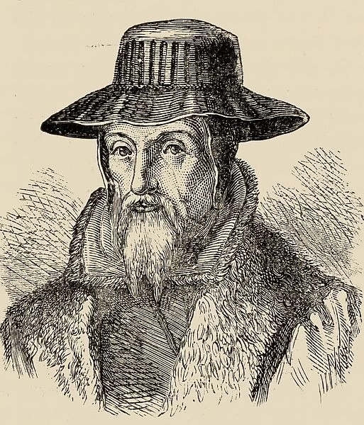 John Foxe, 1516-1587. English Author Of Foxes Book Of Martyrs
