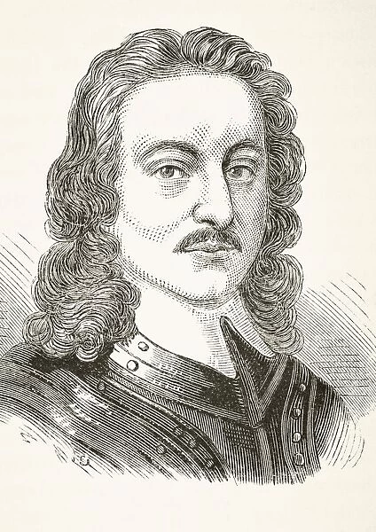 John Hampden 1594 To 1643 English Parliamentary Leader. From The National And Domestic History Of England By William Aubrey Published London Circa 1890