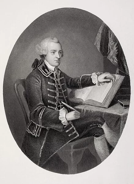 John Hancock 1737-1793. American Revolutionary Leader. Signatory Of Declaration Of Independence. From A 19Th Century Engraving