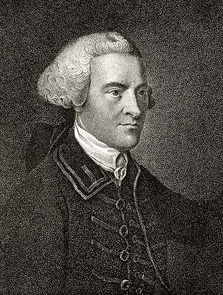 John Hancock 1737 To 1793 American Statesman And Founding Father A Signatory Of Declaration Of Independence 19Th Century Engraving By J. B. Longacre After A Painting By Copley