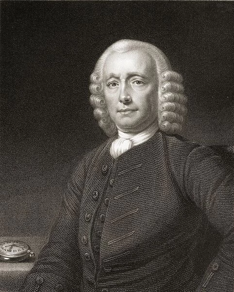 John Harrison 1693-1776. English Horologist And Inventor. From The Book 'Gallery Of Portraits'Published London 1833