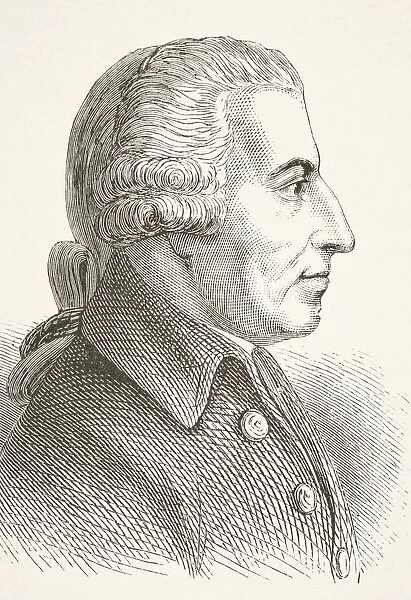 John Howard 1726 - 1790. Philanthropist And First English Prison Reformer. From The National And Domestic History Of England By William Aubrey Published London Circa 1890