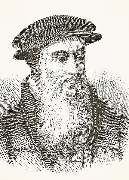 John Knox Circa 1510 To 1572 Scottish Clergyman And Leader Of Protestant Reformation. Founder Of Presbyterianism. From The National And Domestic History Of England By William Aubrey Published London Circa 1890