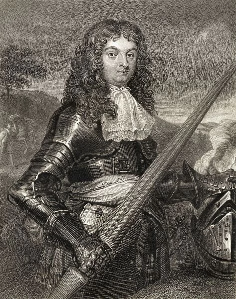 John Leslie Duke Of Rothes, 1630-1681. From The Book 'Lodges British Portraits'Published London 1823