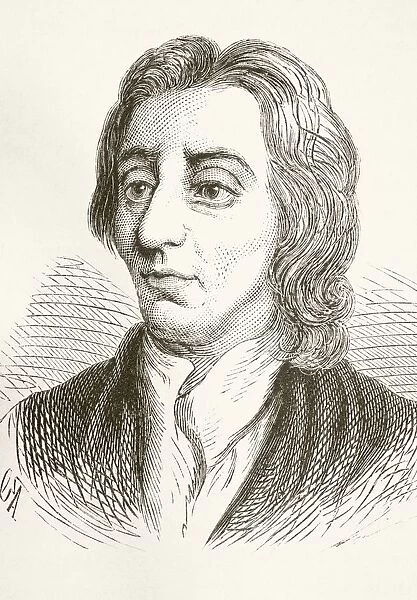 John Locke 1632 To 1704, English Philosopher. From The National And Domestic History Of England By William Aubrey Published London Circa 1890