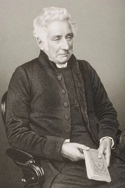 John Lonsdale, 1788-1867. Bishop Of Lichfield. Engraved By D. J. Pound From A Photograph By Maull And Polyblank. From The Book The Drawing-Room Of Eminent Personages Volume 2. Published In London 1860