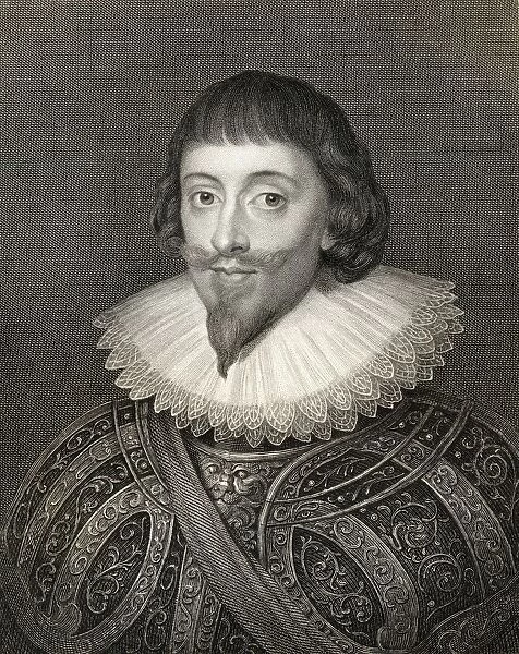 John Powlett, Also Spelled Paulet, 5Th. Marquis Of Winchester, 1598-1675. English Royalist. From The Book 'Lodges British Portraits'Published London 1823