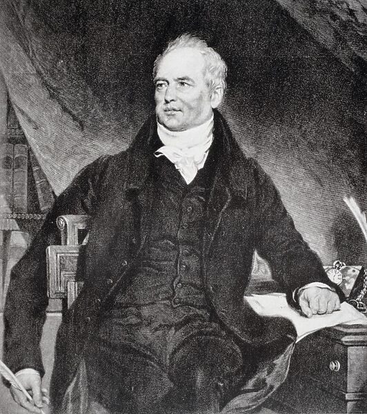 John Rickman, 1771-1840. English Statistician And Government Official. Engraved Bys Lane Afters Bellin Published 1843. From The Book The Life Of Charles Lamb Volume I By E V Lucas Published 1905