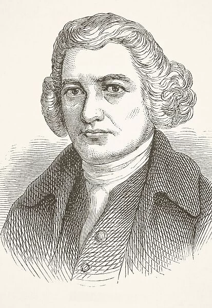 John Smeaton 1724 - 1792. English Engineer And The Founder Of The Civil Engineering Profession In Great Britain. From The National And Domestic History Of England By William Aubrey Published London Circa 1890
