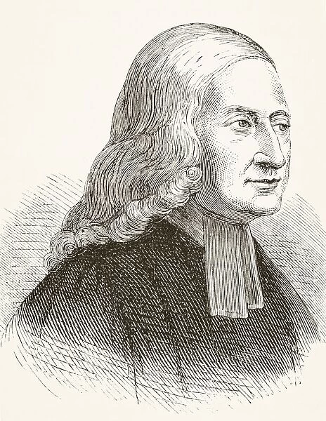 John Wesley 1703 To 1791. Anglican Clergyman And Evangelist, Founder Of Methodist Movement. From The National And Domestic History Of England By William Aubrey Published London Circa 1890