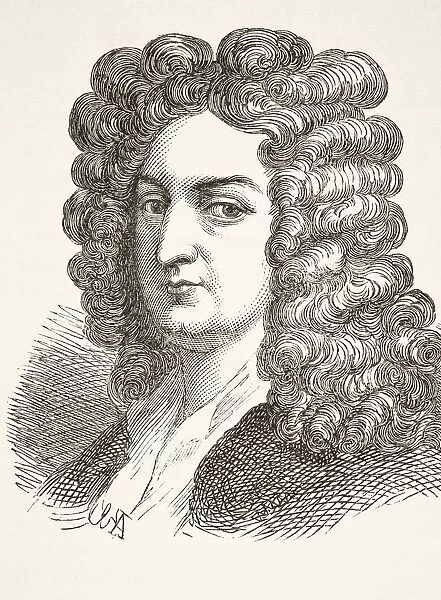 Joseph Addison 1672 To 1719. English Essayist, Poet And Statesman From The National And Domestic History Of England By William Aubrey Published London Circa 1890