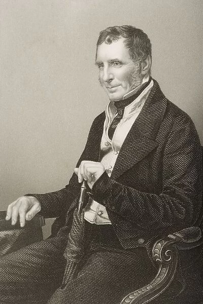 Joseph Warner Henley, 1793-1884. British Conservative Politician. Engraved By D. J. Pound From A Photograph By Mayall. From The Book The Drawing-Room Portrait Gallery Of Eminent Personages Volume 2. Published In London 1859