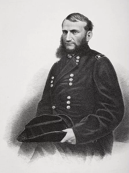 Judson Kilpatrick 1836 To 1881. Union General During American Civil War. From Photography By Matthew Brady