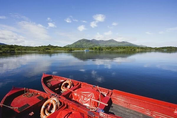 Killarney, County Kerry, Munster, Ireland; Two Boats In The Water