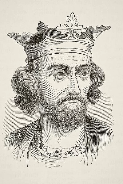 King Edward I Of England 1239 To 1307. From The National And Domestic History Of England By William Aubrey Published London Circa 1890