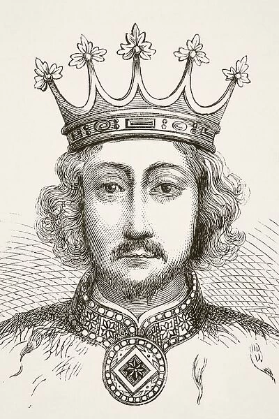 King Richard Ii Of England 1367 To 1400 From The National And Domestic History Of England By William Aubrey Published London Circa 1890