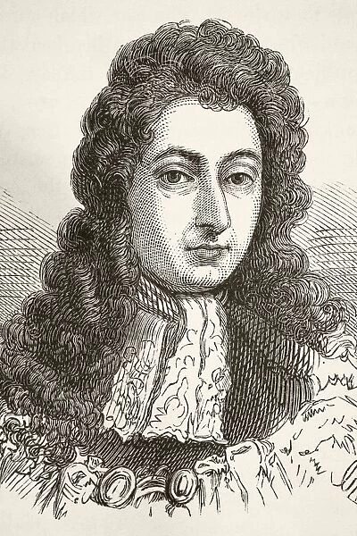 King William Iii Of England, 1650 To 1702, Prince Of Orange, Stadtholder Of Main Dutch Republic Provinces. From The National And Domestic History Of England By William Aubrey Published London Circa 1890