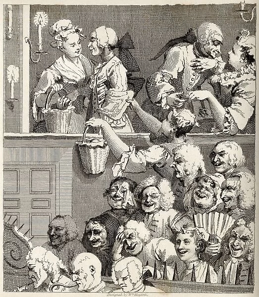 The Laughing Audience From The Original Design By Hogarth From The Works Of Hogarth Published London 1833