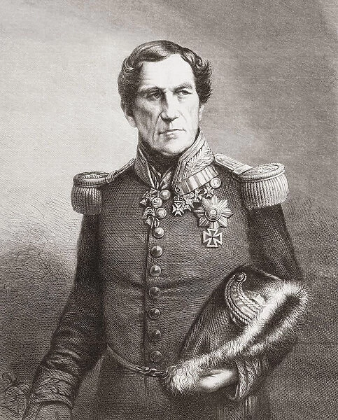 Leopold I, 1790 - 1865. German prince who became the first King of the Belgians. From The Illustrated London News, published 1865