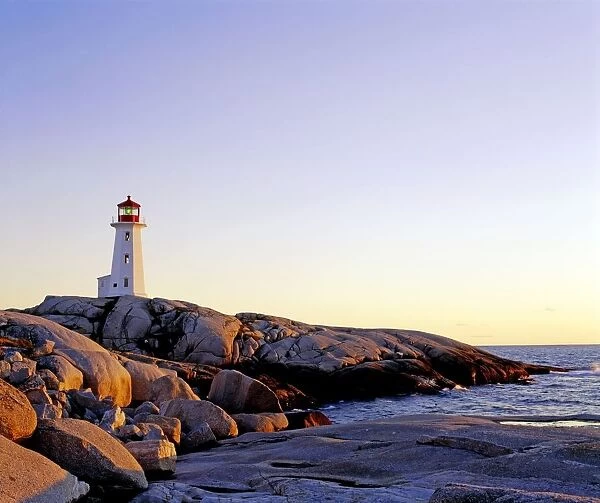 Lighthouse On Peggys Cove, Nova Scotia