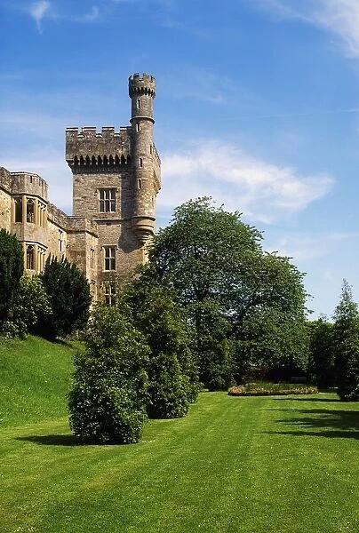 Lismore Castle, Lismore, Co Waterford, Ireland; Gothic Style Castle And Gardens