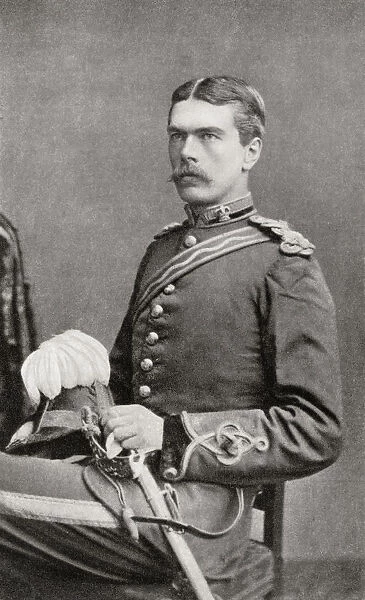 Lord Kitchener As A Young Officer Of The Royal Engineers. Field Marshal Horatio Herbert Kitchener, 1st Earl Kitchener, 1850