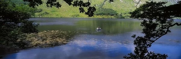 Lough Beagh, Glenveagh National Park, Co Donegal, Ireland; Angling At A Lake