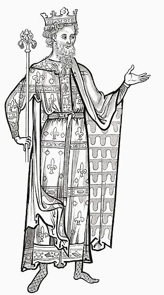 Louis Ix, 1214 To 1270. King Of France. From The Book Short History Of The English People By J. R. Green, Published London 1893