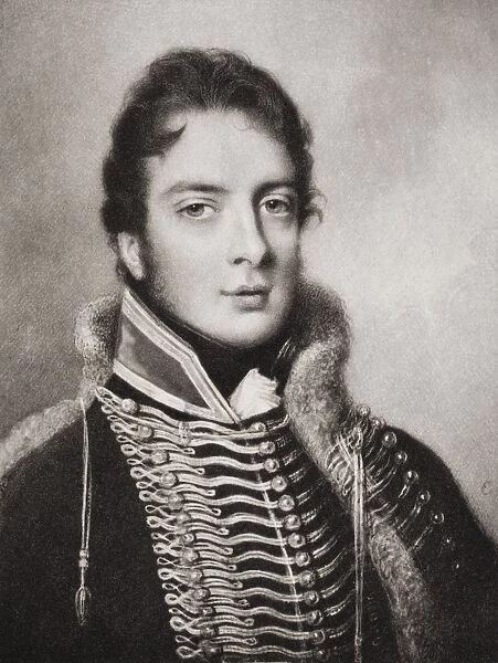 Lt. General William Warre, 1784-1853. British Lieutenant-General During The Penninsular War 1808-1812. From The Miniature By J C D Engleheart From The Book Letters From The Peninsula 1808-1812, Published 1909