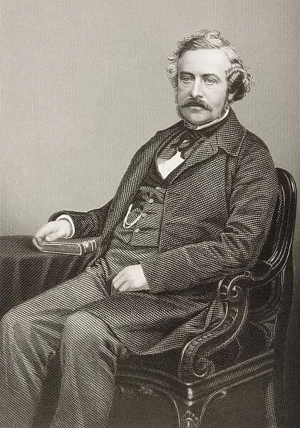 Martin Farquhar Tupper, 1810-1889. English Poet, Writer And Barrister. Engraved By D. J. Pound From A Photograph By Mayall. From The Book The Drawing-Room Of Eminent Personages Volume 1. Published In London 1860