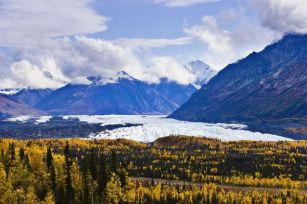 Matanuska Glacier Along Glenn Highway, Alaska