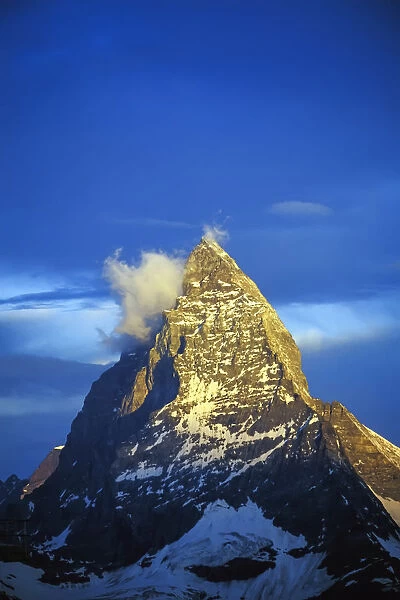Matterhorn Mountain At Sunrise, Close Up