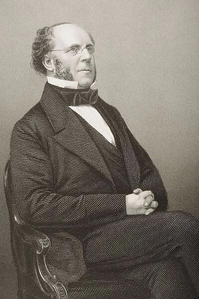 Matthew Talbot Baines, 1799-1860. British Politician And Queens Counsel. Engraved By D. J. Pound From A Photograph By Mayall. From The Book The Drawing-Room Of Eminent Personages Volume 2. Published In London 1860