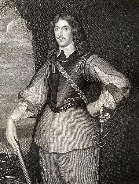 Montagu Bertie, 2Nd Earl Of Lindsey, 1608-166. English Royalist Soldier. From The Book 'Lodges British Portraits'Published London 1823
