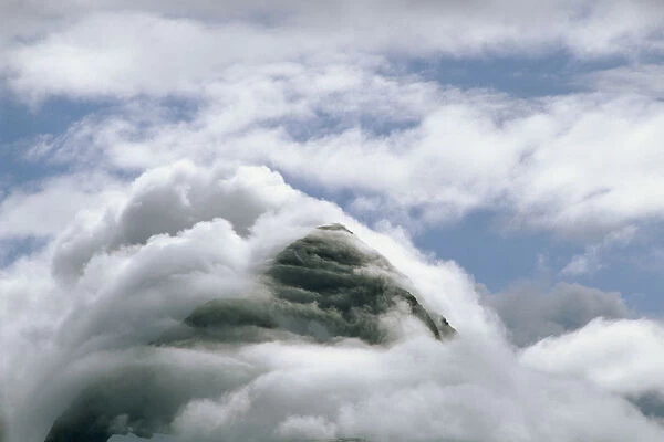 Mountain Peak Clouds Chugach Natl Forest Southcentral Alaska
