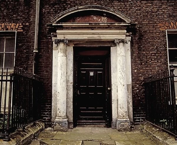 Neglected Georgian House (Prior To Restoration), Henrietta Street, Dublin, Co Dublin, Ireland