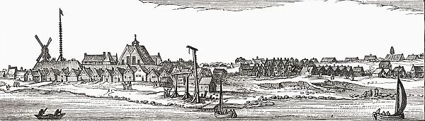 New Amsterdam, 17Th-Century Dutch Colonial Settlement That Became The City Now Known As New York City. From The Book Short History Of The English People By J. R. Green, Published London 1893