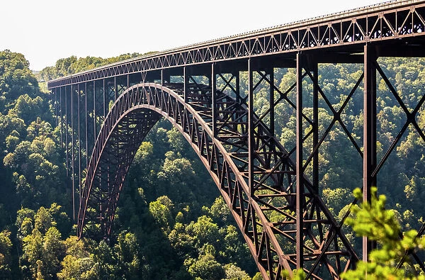 The New River Gorge Bridge Is A Steel Arch Bridge 3, 030 Feet Long Over The New River Gorge Near Fayetteville, In The Appalachian Mountains Of The Eastern United States; West Virginia, United States Of America