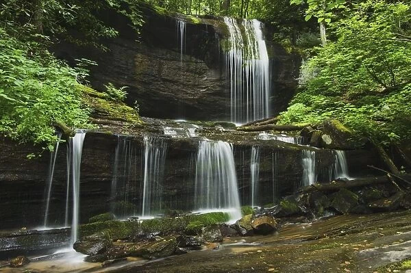 North Carolina, United States Of America; Grassy Creek Falls
