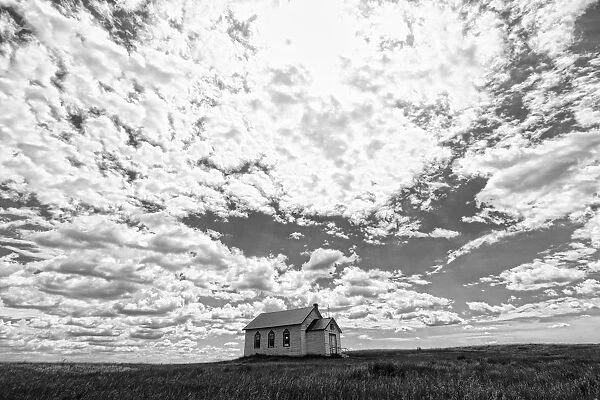 Old Abandoned Church, Near Cadillac, Saskatchewan