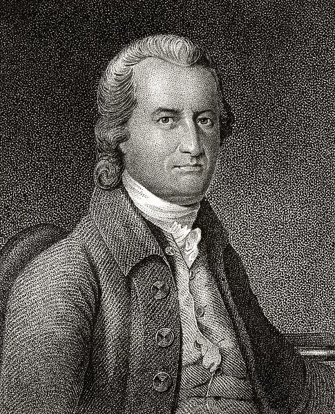 Oliver Wolcott 1726 To 1797 American Statesman And Founding Father A Signatory Of Declaration Of Independence 19Th Century Engraving By J. Longacre From A Painting
